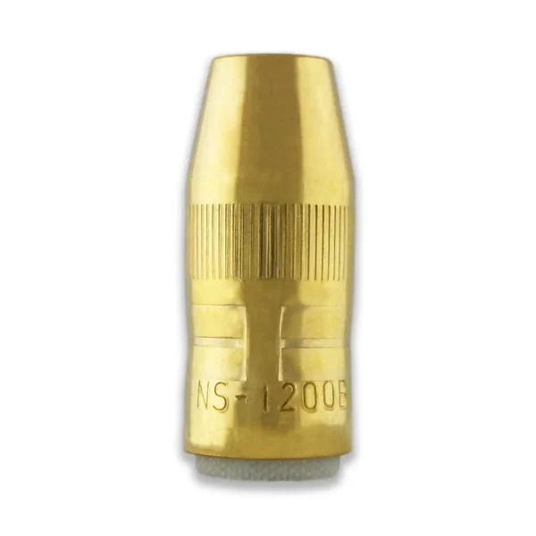 Bernard NS-1200B Centerfire Thread-On Nozzle (Small), 1/2″ Bore, Flush Tip, Brass, 10/PACK