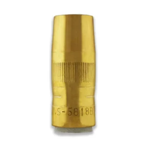 Bernard NS-5818B Centerfire Thread-On Nozzle (Small), 5/8″ Bore, 1/8″ Recess, Brass, 10/PACK