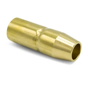 MILLER NS-M1200B Standard Duty Thread-On Nozzle, 1/2″ Orifice, Flush Tip, Brass, 2/PACK