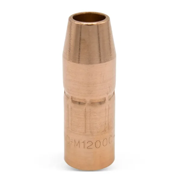 MILLER NS-M1200C Standard Duty, Thread-On Nozzle, 1/2″ Orifice, Flush Tip, Copper, 2/PACK
