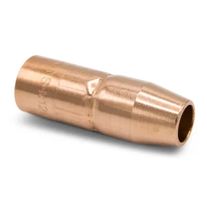 MILLER NS-M1200C Standard Duty, Thread-On Nozzle, 1/2″ Orifice, Flush Tip, Copper, 2/PACK