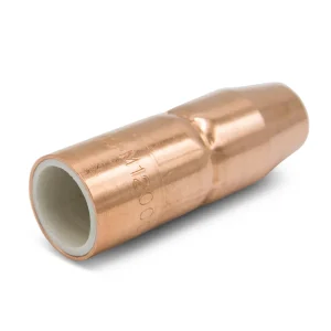 MILLER NS-M1200C Standard Duty, Thread-On Nozzle, 1/2″ Orifice, Flush Tip, Copper, 2/PACK