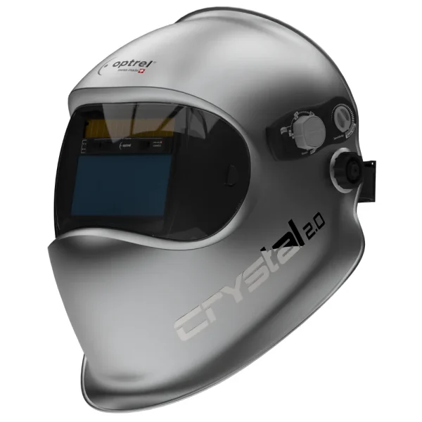 Optrel Crystal 2.0 Welding Helmet, Silver – 1006.900