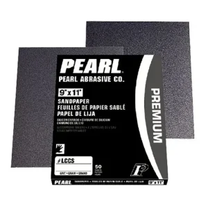 Pearl Abrasive Premium SC Sandpaper Sheets, C240, 9″ x 11″ | LCCS0240