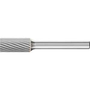 Pferd Carbide Bur – Cylind. Plain End, SGL Cut 3/8” x 3/4” x 1/4” Shank – SA-3 (EDP 24061)