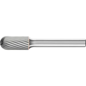 Pferd Carbide Bur – Cylind. Radius End, SGL Cut 3/8” x 3/4” x 1/4” Shank – SC-3 (EDP 24421)