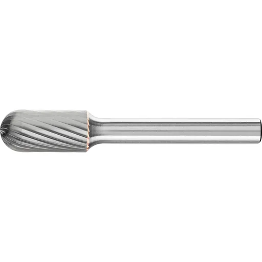 Pferd Carbide Bur – Cylind. Radius End, SGL Cut 3/8” x 3/4” x 1/4” Shank – SC-3 (EDP 24421)
