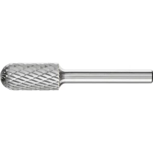 Pferd Carbide Bur – Cylind. Radius End, DBL Cut 1/2” x 1” x 1/4” Shank – SC-5 (EDP 24462)