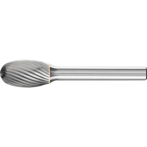 Pferd Carbide Bur – Oval Shape, SGL Cut 1/2” x 7/8” x 1/4” Shank – SE-5 ( EDP 24651)