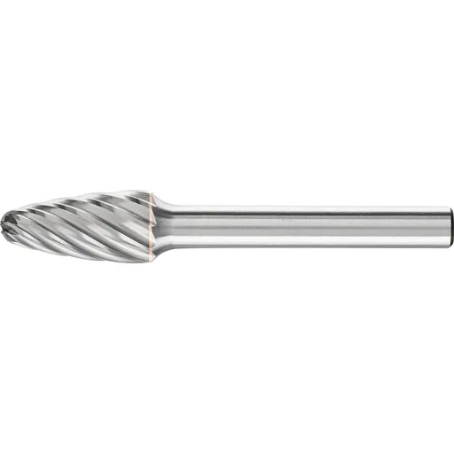 Pferd Carbide Bur – Tree Shape, INOX Cut 3/8” x 3/4” x 1/4” Shank – SF-3 ( EDP 24707)