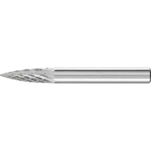 Pferd Carbide Bur – Tree Shape (Pointed), DIA Cut 1/4” x 5/8” x 1/4” Shank – SG-1 ( EDP 24783)