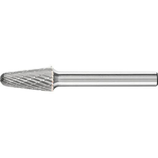 Pferd Carbide Bur – 14° Taper, DBL Cut 3/8” x 1-1/16” x 1/4” Shank – SL-3 ( EDP 25152)