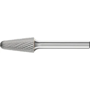 Pferd Carbide Bur – 14° Taper, DBL Cut 1/2” x 1-1/8” x 1/4” Shank – SL-4 ( EDP 25162)