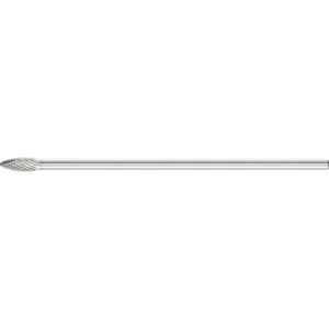 Pferd Carbide Bur – Flame Shape, DBL Cut 5/16” x 3/4” x 1/4” Ext. Shank – SH-2L6 ( EDP 26162)