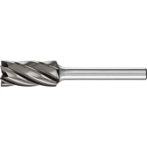 Pferd HICOAT® Bur – Cylind. (End Cut), DBL Cut 1/2” x 1” x 1/4” Shank – SB-5, NFE Coating (EDP 27105)
