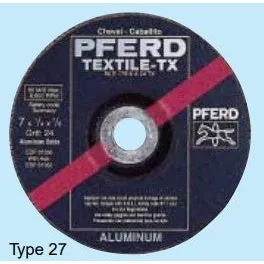 Pferd 61362 Grinding Wheel 7×1/4 (Package of 10)