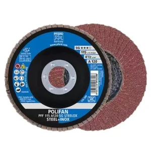 Pferd 62156 Flap Disc 4-1/2 x 7/8 120 Grit (Package of 10)