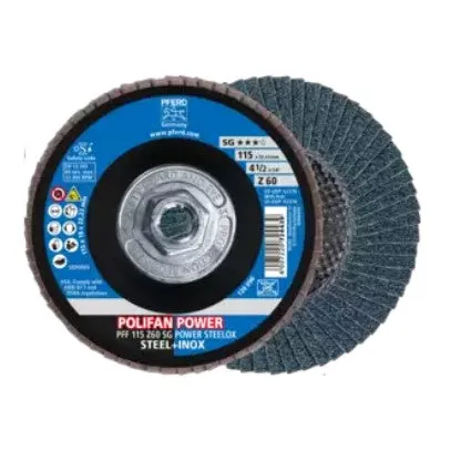 Pferd 62278 Flap Disc 4-1/2 x 5/8-11 60 Grit (Package of 10)