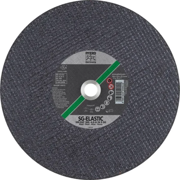 PFERD 64015 12″X1/8″ Cutoff Wheel (For steel) 1″ Portable (Package of 20)