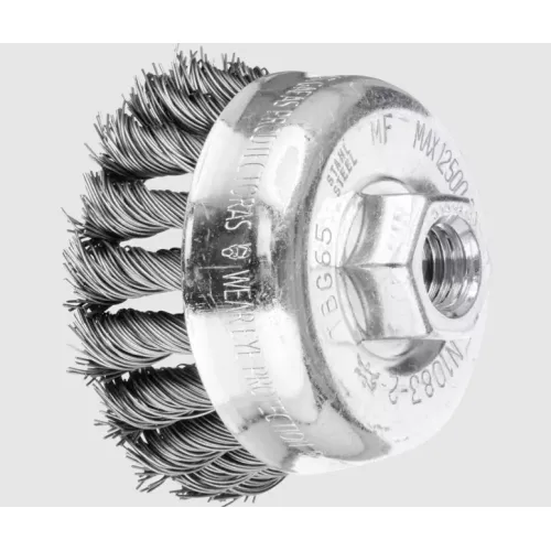 Pferd 82220 2-3/4” Knot Wire Cup Brush .020 CS Wire, 5/8-11 Thread (EDP 82220)