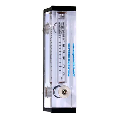 PG-1000 Series Acrylic Flowmeter with Glass Flow Tube (direct read Air), SS