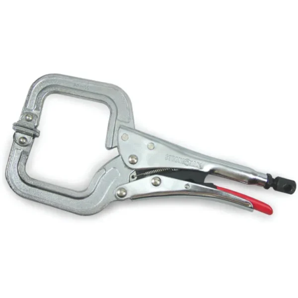 Strong Hand Locking C-Clamp w/Swivel Pads PR115S