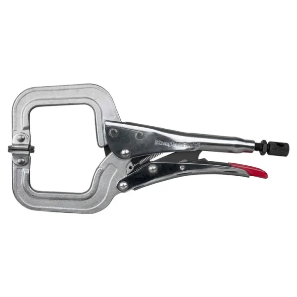 STRONG HAND TOOLS PR115S 4″ SWIVEL PADS LOCKING C-CLAMP PLIERS