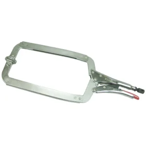 Strong Hand Locking C-Clamp w/Swivel Pads PR18S