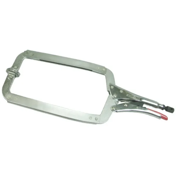 Strong Hand Locking C-Clamp w/Swivel Pads PR18S