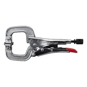 Strong Hand Tools® | 6″ Locking C-Clamp w/ Swivel Pad