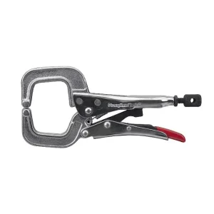 Strong Hand Tools | 6″ Locking C-Clamp w/ Round Tip