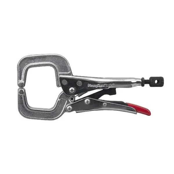 Strong Hand Tools | 6″ Locking C-Clamp w/ Round Tip