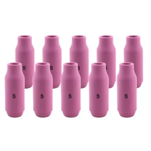 PROFAX PX10N49 ALUMINA CUP #5 5/16″ I.D.17-18-26 SERIES TIG TORCH, 10/BOX