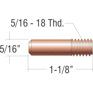 PROFAX PX12-652 CONTACT TIP .045 (T14050-045), 25/PACK