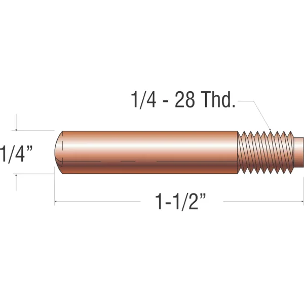 PROFAX PX14-35 CONTACT TIP .035″ (KP14-35), 25/PACK