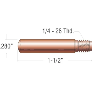 PROFAX PX14H116 CONTACT TIP, HEAVY DUTY, 1/16 (KP14H116), 25/PACK
