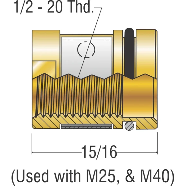 PROFAX PX169729 NOZZLE ADAPTER M25/M40 MILLER STYLE, 5/PACK