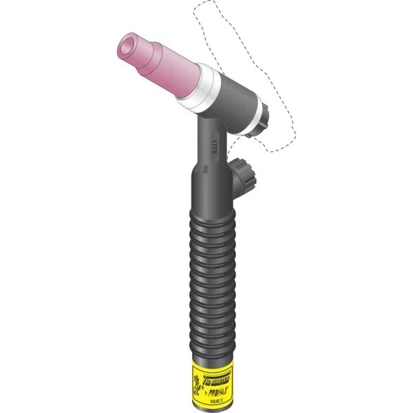 PROFAX PX17FV TIG TORCH BODY FLEX HEAD W/VALVE 150 AMP