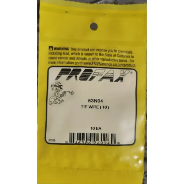 PROFAX PX53N04 TIE WIRE HOSE CLAMP, 10/PACK