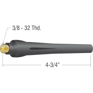 PROFAX PX57Y02 BACK CAP LONG 17/18/26 TIG TORCH, 5/PACK