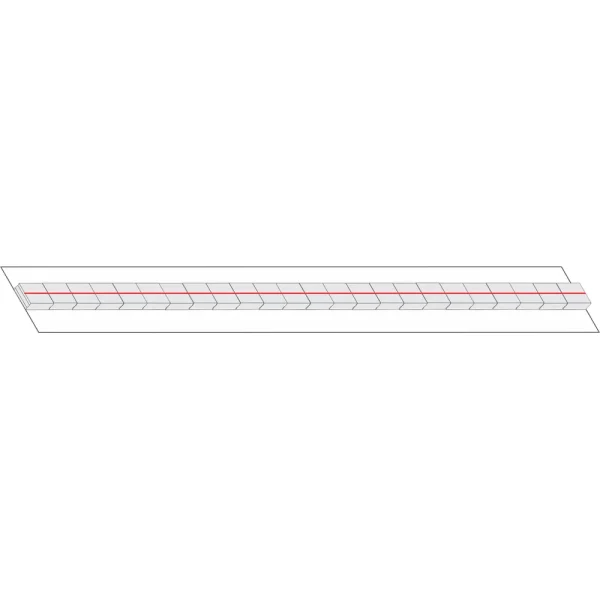 PROFAX PXCBT-F FLAT CERAMIC BACKING TAPE, 2 FT. SECTIONS/60 FT. PER PACK