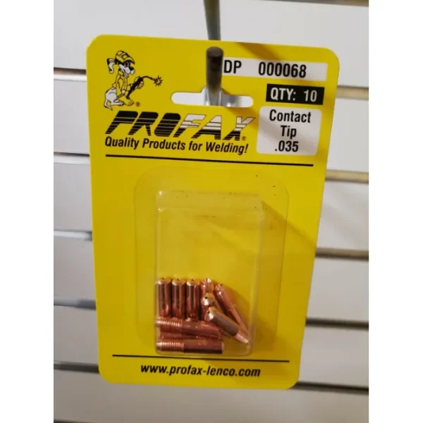 PROFAX PXDP000068 CONTACT TIP .035″, 10/PACK