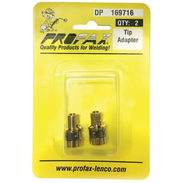 PROFAX PXDP169716 TIP ADAPTER M15 MILLER STYLE, 2/PACK