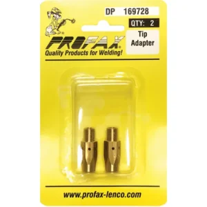 PROFAX PXDP169728 TIP ADAPTER M25/M40 MILLERSTYLE, 2/PACK