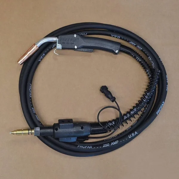 PROFAX PXM180-3035-12 180 AMP MIG GUN 12′ .030-.035″, MILLER REAR END