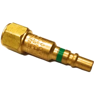 Western QDB100 Male Oxygen Quick Connect w/Built-In Check Valve