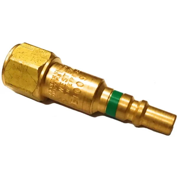 Western QDB100 Male Oxygen Quick Connect w/Built-In Check Valve