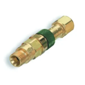 Western Enterprises QDB11 Quick Connect, Torch to Hose Fuel Gas w Check Valve