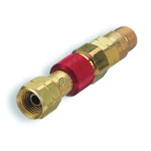 Western Enterprises QDB12 Quick Connect, Torch to Hose Oxygen w Check Valve
