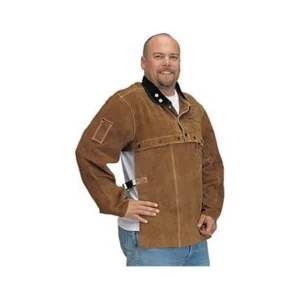 Revco Black Stallion Split Cowhide Cape Sleeves and 14″ Bib Combo #214CS